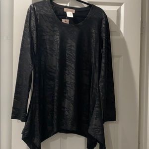 Black long sleeve blouse